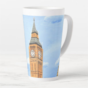 Grand Ben Londres tasse de latte 