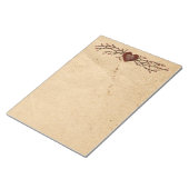Grand Bloc-Notes Cœur de Campagne Primitive (Incliné)