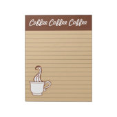 Grand Bloc-notes de café (Tourné)