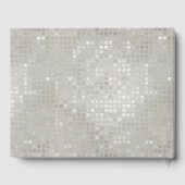 Grand Bow pourpre Quinceañera livre d'hôtes (Verso)