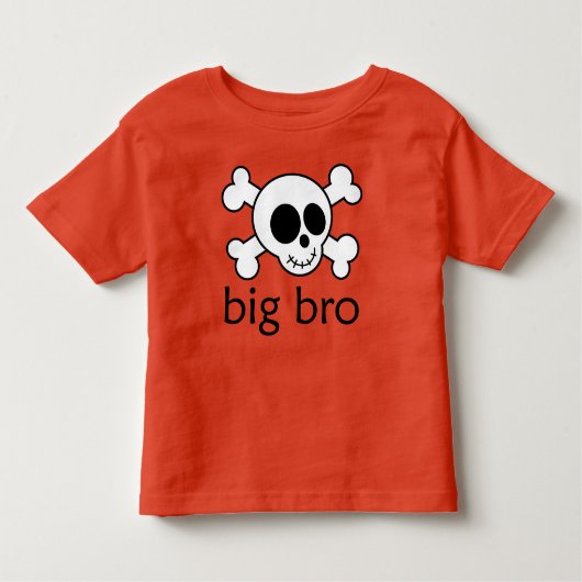 Grand Bro Crossbones de crâne Brother Boys T-shirt (Devant)