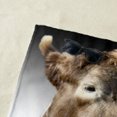 Grand Brown Vache Face, Serviette de plage (En situation)