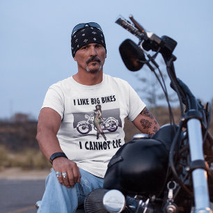 GRAND BUTT BG VÉLOS Motorcycle VÉLO FUNNY T-shirts