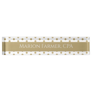 Grand cadeau ! ! Plaque de nom comptable CPA custo