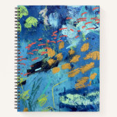 Grand cahier à spirale en design Blackfish (Devant)