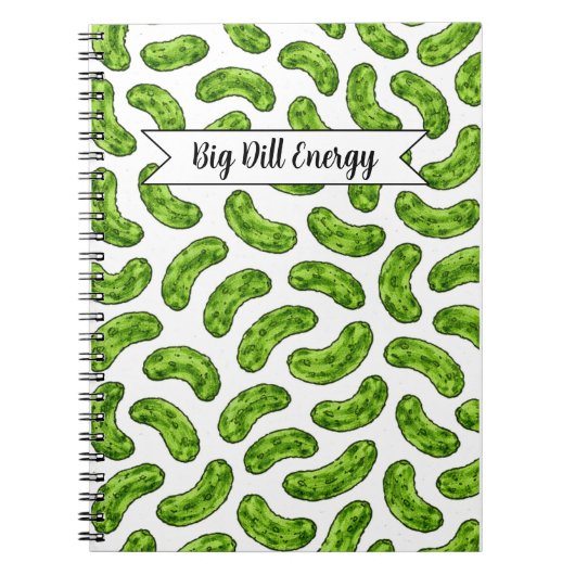 Grand cahier spirale Big Dill Energy (Devant)