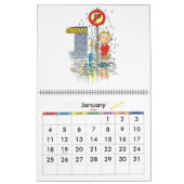 Grand Calendrier de l'année de l'école rouge pour  (Jan 2026)