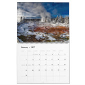 Grand calendrier du parc Yellowstone (Feb 2027)