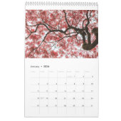 Grand calendrier japonais de jardin de Seattle (Jan 2026)