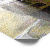 Grand Camion Conduite Autoroute Transport Affiche  (Coin)