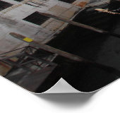 Grand canal, affiche de Venise (Coin)