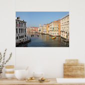 Grand canal, affiche de Venise (Cuisine)