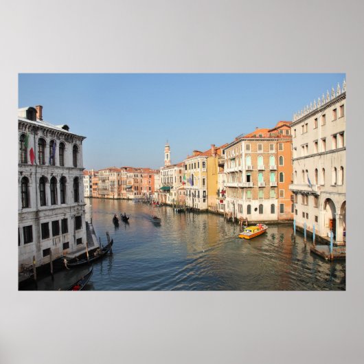 Grand canal, affiche de Venise (Devant)