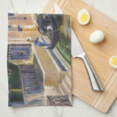  Grand Canal Gondolas Venice Italië Reis Theedoek (Quarter Fold)