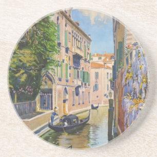 Grand Canal Gondolas Venice Italië Reis Zandsteen Onderzetter