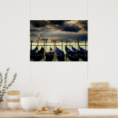 Grand Canal in het poster van Venetië (Keuken)