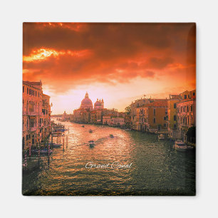 Grand Canal, Italië schilderachtig foto Magneet
