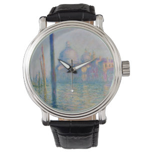 Grand Canal Monet Venetië Italië Klassiek schilder Horloge