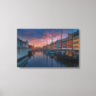 Grand Canal te Dusk Canvas Afdruk