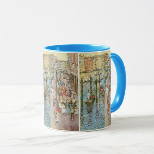 Grand Canal, Venetië, door Maurice Prendergast Mok (Voorkant rechts)