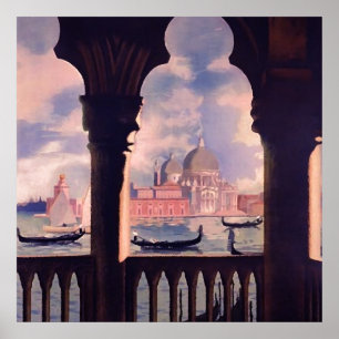 Grand Canal Venetië Italië Reiskunstwerk Poster