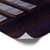 Grand Canal Venice Italie Affiche de voyage (Coin)