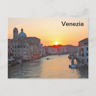 Grand canal Venice - zonsopgang Briefkaart
