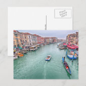 Grand Canal, Venise Italie Carte postale (Devant / Derrière)