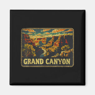 Grand Canyon - Amerikaans Nationaal Park Vintage M Magneet