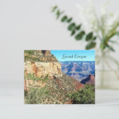 grand canyon arizona briefkaart (Staand voorkant)