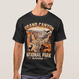 Grand Canyon Arizona Dickhoornschapen Wilde Dieren T-shirt