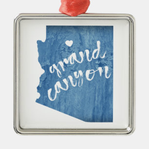 Grand Canyon Arizona houtnerf Metalen Ornament