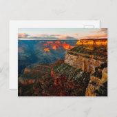  Grand Canyon Arizona op Sunset Briefkaart (Voorkant / Achterkant)