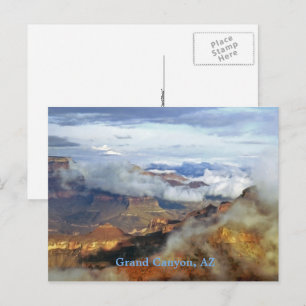 Grand Canyon, Arizona Schilderachtig landschap Fin Briefkaart