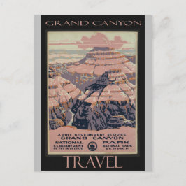 Grand Canyon Arizona Vintage Travel Poster Briefkaart