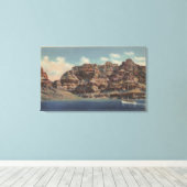 Grand Canyon, Arizona - zone van Boulder Dam Canvas Afdruk (Insitu (Houten vloer))