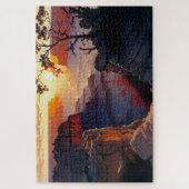 Grand Canyon Artwork Difficult Jigzaag Puzzle Legpuzzel (Verticaal)