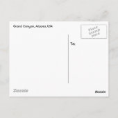 Grand Canyon Briefkaart (Achterkant)