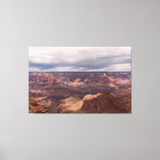 Grand Canyon Cliffside Uitzicht Canvas Art (Voorkant)