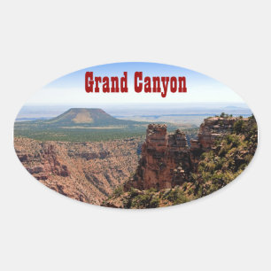 Grand Canyon Desert View Sticker ovale