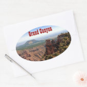 Grand Canyon Desert View Sticker ovale (Enveloppe)