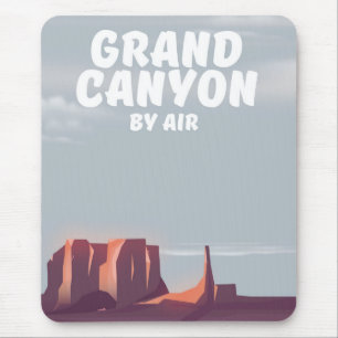 Grand Canyon door Air vintage-poster. Muismat