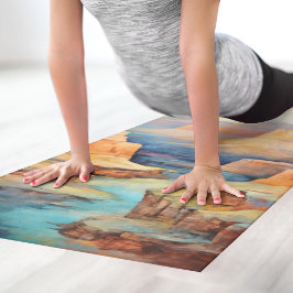 Grand Canyon Fantasy Watercolor Yogamat