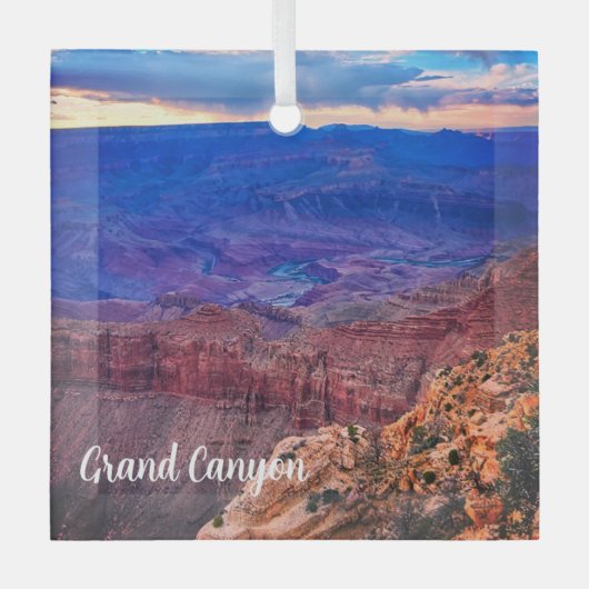 Grand Canyon Glas Ornament (Voorkant)