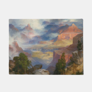 Grand Canyon in Mist (door Thomas Moran) Deurmat