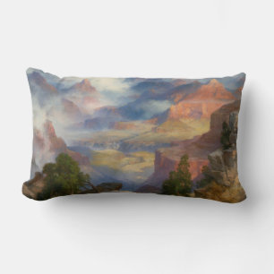 Grand Canyon in Mist (door Thomas Moran) Kussen
