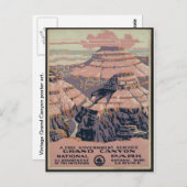  Grand Canyon-kunst Briefkaart (Voorkant / Achterkant)