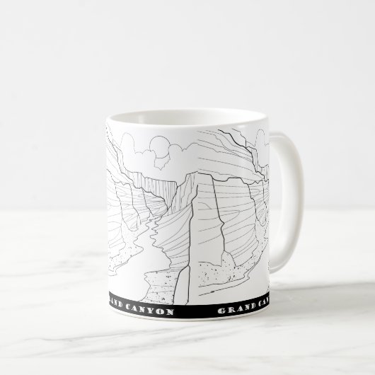 Grand Canyon-Mok Koffiemok (Voorkant rechts)