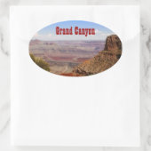Grand Canyon Moran Pt. Autocollant ovale (Sac)