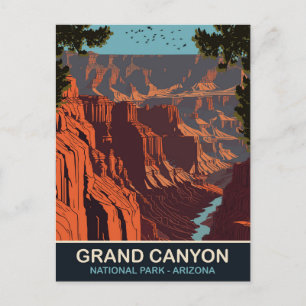 Grand Canyon, Nationaal Park, Arizona, Reizen Briefkaart